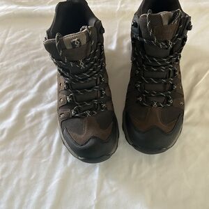 Eddie Bauer Men's Boots - Dark Brown and Black